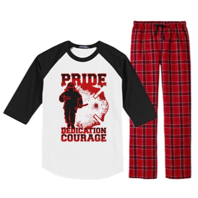 Firefighter Retired Firefighter Firefighter Gift Raglan Sleeve Pajama Set