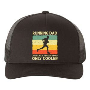 Funny Running For Men Dad Marathon Runner Coach Marathoner Yupoong Adult 5-Panel Trucker Hat