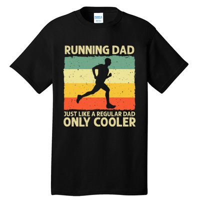 Funny Running For Men Dad Marathon Runner Coach Marathoner Tall T-Shirt