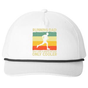 Funny Running For Men Dad Marathon Runner Coach Marathoner Snapback Five-Panel Rope Hat