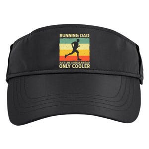 Funny Running For Men Dad Marathon Runner Coach Marathoner Adult Drive Performance Visor