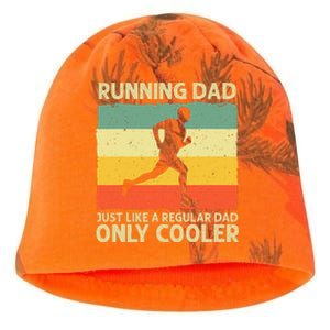 Funny Running For Men Dad Marathon Runner Coach Marathoner Kati - Camo Knit Beanie