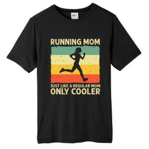 Funny Running For Women Mom Marathoner Runner Coach Racing Tall Fusion ChromaSoft Performance T-Shirt