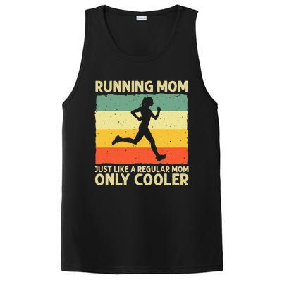 Funny Running For Women Mom Marathoner Runner Coach Racing PosiCharge Competitor Tank