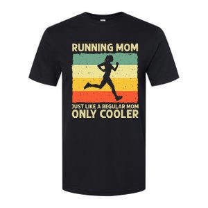 Funny Running For Women Mom Marathoner Runner Coach Racing Softstyle CVC T-Shirt