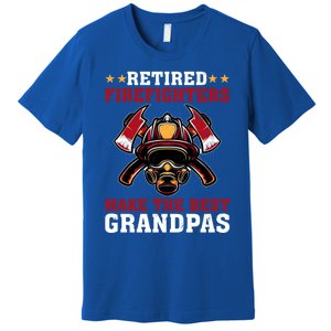 Funny Retired Firefighters Make The Best Grandpas Gift Premium T-Shirt