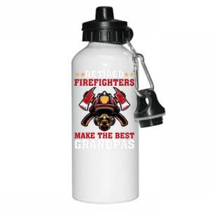 Funny Retired Firefighters Make The Best Grandpas Gift Aluminum Water Bottle