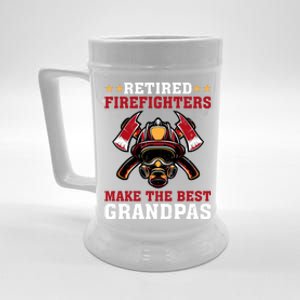 Funny Retired Firefighters Make The Best Grandpas Gift Beer Stein