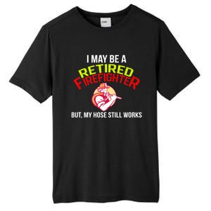 Funny Retired Fire Gift Firefighter Retiret Tall Fusion ChromaSoft Performance T-Shirt