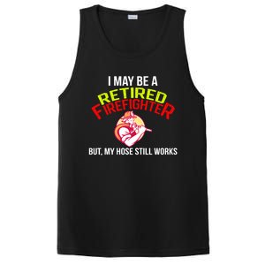 Funny Retired Fire Gift Firefighter Retiret PosiCharge Competitor Tank