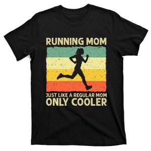 Funny Running For Women Mom Marathoner Runner Coach Racing T-Shirt