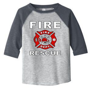 FIRE RESCUE FIRE FIGHTER FIREMAN Toddler Fine Jersey T-Shirt