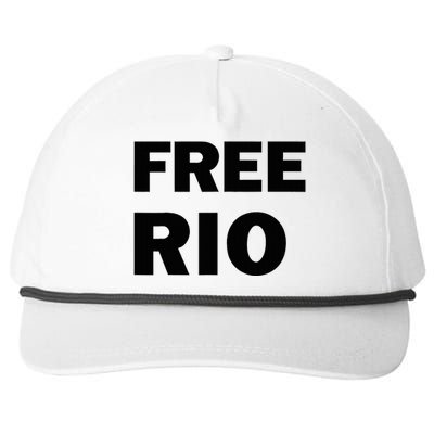 Free Rio For Rio Fans  Snapback Five-Panel Rope Hat