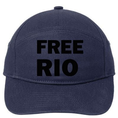 Free Rio For Rio Fans  7-Panel Snapback Hat