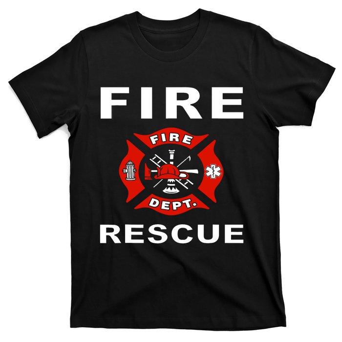 Fire Rescue Fire Fighter Fireman T-Shirt