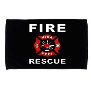 Fire Rescue Fire Fighter Fireman Microfiber Hand Towel