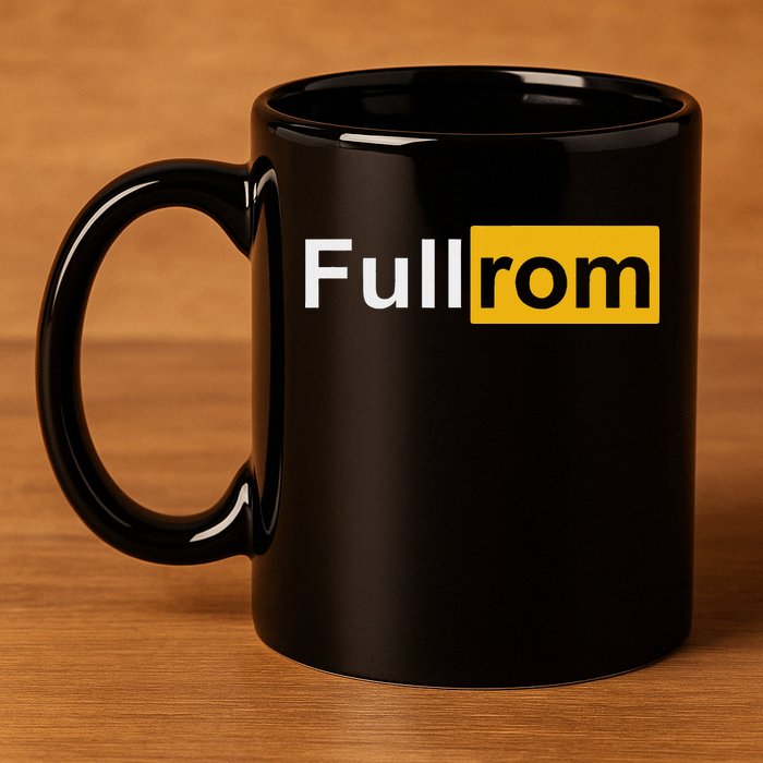 Full Rom Fitness Bodybuilding Gym Full Rom 11oz C Handle Ceramic Mug