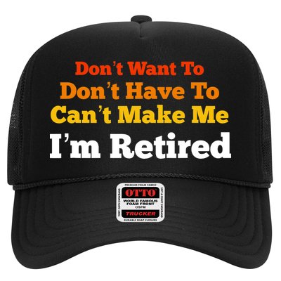 Funny Retirement For Adult, Sarcastic Graphic Tee Trucker Hat