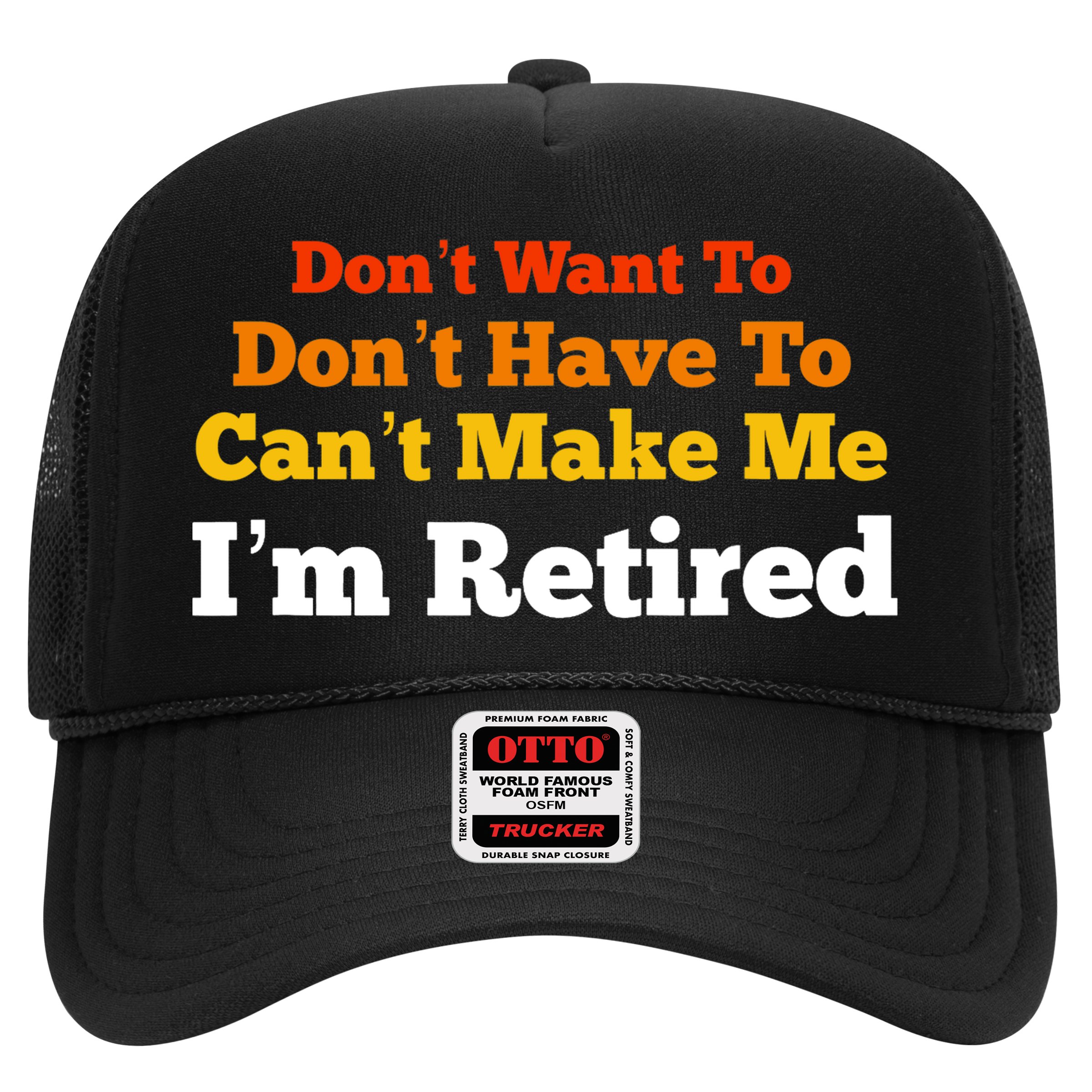 Funny Retirement For Adult, Sarcastic Graphic Tee Hat