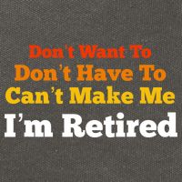 Funny Retirement For Adult, Sarcastic Graphic Tee Cotton Canvas Backpack