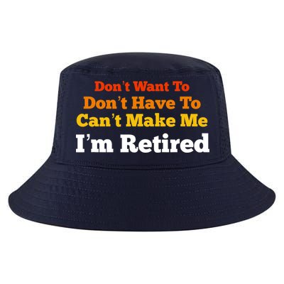 Funny Retirement For Adult, Sarcastic Graphic Tee Cool Comfort Performance Bucket Hat