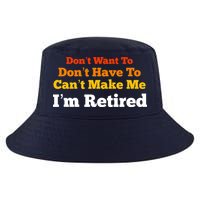 Funny Retirement For Adult, Sarcastic Graphic Tee Cool Comfort Performance Bucket Hat