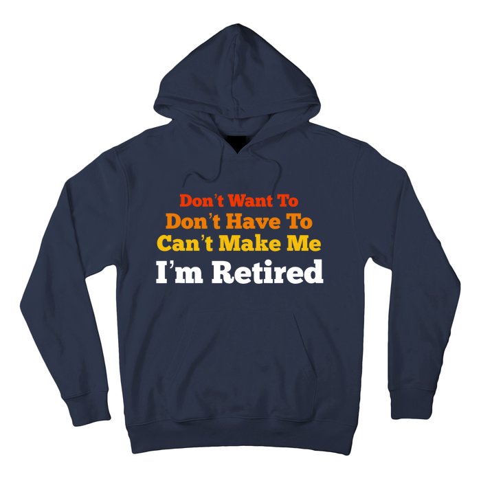 Funny Retirement For Adult, Sarcastic Graphic Tee Hoodie