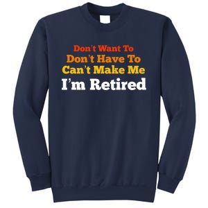 Funny Retirement For Adult, Sarcastic Graphic Tee Sweatshirt