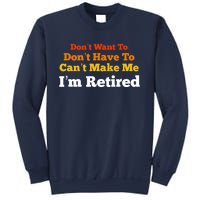 Funny Retirement For Adult, Sarcastic Graphic Tee Sweatshirt