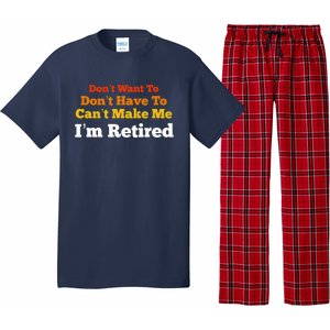 Funny Retirement For Adult, Sarcastic Graphic Tee Pajama Set