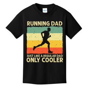 Funny Running For Men Dad Marathon Runner Coach Marathoner Kids T-Shirt