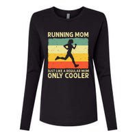 Funny Running For Women Mom Marathoner Runner Coach Racing Womens Cotton Relaxed Long Sleeve T-Shirt