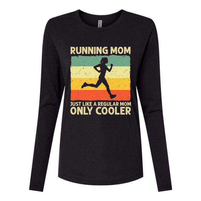 Funny Running For Women Mom Marathoner Runner Coach Racing Womens Cotton Relaxed Long Sleeve T-Shirt