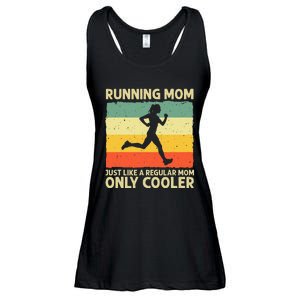 Funny Running For Women Mom Marathoner Runner Coach Racing Ladies Essential Flowy Tank