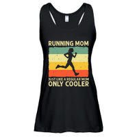 Funny Running For Women Mom Marathoner Runner Coach Racing Ladies Essential Flowy Tank