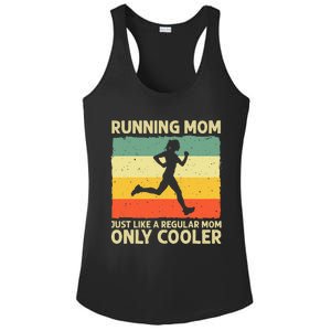 Funny Running For Women Mom Marathoner Runner Coach Racing Ladies PosiCharge Competitor Racerback Tank