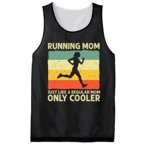 Funny Running For Women Mom Marathoner Runner Coach Racing Mesh Reversible Basketball Jersey Tank