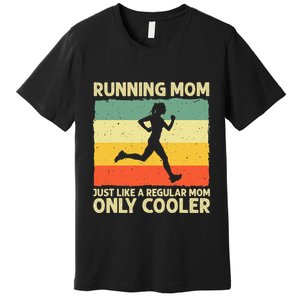 Funny Running For Women Mom Marathoner Runner Coach Racing Premium T-Shirt