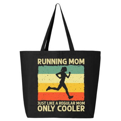 Funny Running For Women Mom Marathoner Runner Coach Racing 25L Jumbo Tote