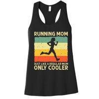 Funny Running For Women Mom Marathoner Runner Coach Racing Women's Racerback Tank