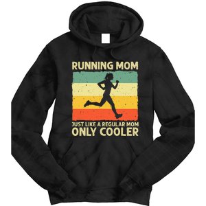 Funny Running For Women Mom Marathoner Runner Coach Racing Tie Dye Hoodie