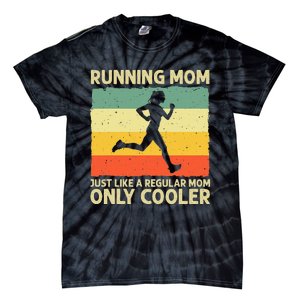 Funny Running For Women Mom Marathoner Runner Coach Racing Tie-Dye T-Shirt