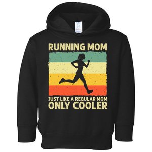 Funny Running For Women Mom Marathoner Runner Coach Racing Toddler Hoodie