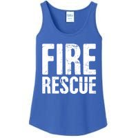 Fire Rescue Fire Departt And Fire Fighter / Firefighter Meaningful Gift Ladies Essential Tank