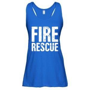 Fire Rescue Fire Departt And Fire Fighter / Firefighter Meaningful Gift Ladies Essential Flowy Tank