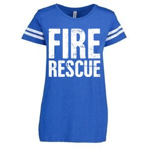 Fire Rescue Fire Departt And Fire Fighter / Firefighter Meaningful Gift Enza Ladies Jersey Football T-Shirt