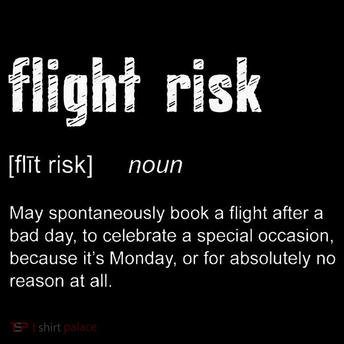 Flight Risk For Frequent Travelers Funny Travel Definition Wool Snapback Cap