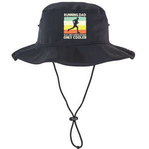 Funny Running For Men Dad Marathon Runner Coach Marathoner Legacy Cool Fit Booney Bucket Hat