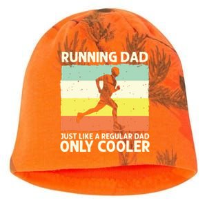 Funny Running For Men Dad Marathon Runner Coach Marathoner Kati - Camo Knit Beanie