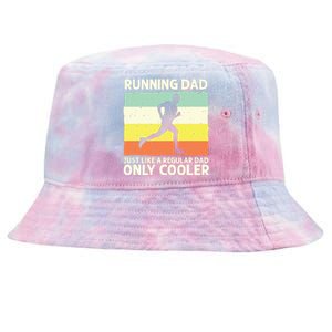 Funny Running For Men Dad Marathon Runner Coach Marathoner Tie-Dyed Bucket Hat